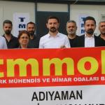 ADIYAMAN (PHA) - Musa GÜRBÜZ - TMMOB Adıyaman İl Koordinasyon Kurulu Sekreteri Tuncay Kaya, 6 Şubat depremlerinin ardından başlatılan Yerinde Dönüşüm Projesi ve kent merkezindeki çarşı projesine ilişkin konteyner yerleşk...