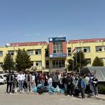 ADIYAMAN (PERRE) - Şeriban ÖZÇAKMAK - Adıyaman Üniversitesi Kahta Meslek Yüksekokulu'nda düzenlenen etkinlikte öğrenciler ve personel kampüs genelinde temizlik yaparak çevre bilincine dikkat çekti.