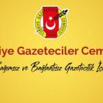 ANKARA (PHA) - Mustafa TEKİN – Türkiye Gazeteciler Cemiyeti (TGC) Yönetim Kurulu, 3 Mayıs Dünya Basın Özgürlüğü Günü dolayısıyla yaptığı yazılı açıklamada, Türkiye’de basın özgürlüğünün ciddi şekilde gerilediğine ve gaze...