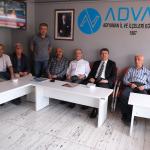 ADIYAMAN (PHA) - Rojin SÜNGÜ - Adıyaman Belediye Başkanı Abdurrahman Tutdere, Adıyaman İl ve İlçeleri Eğitim Vakfı’nı (ADVAK) ziyaret etti.