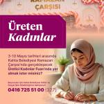 ADIYAMAN (PHA) - Mustafa KAMIŞ - Kahta Belediyesi, kadın üreticilere yönelik destek çalışmalarını sürdürüyor.