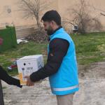 ADIYAMAN (PERRE) - Şeriban ÖZÇAKMAK - Kahta KYK öğrencileri, Ramazan ayı dolayısıyla ihtiyaç sahibi ailelere gıda kolisi desteğinde bulundu.