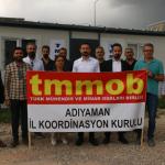 ADIYAMAN (PHA) - Musa GÜRBÜZ - TMMOB Adıyaman İl Koordinasyon Kurulu Sekreteri Tuncay Kaya, 6 Şubat depremlerinin ardından başlatılan Yerinde Dönüşüm Projesi ve kent merkezindeki çarşı projesine ilişkin konteyner yerleşk...