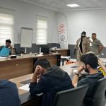 ADIYAMAN (PHA) - Adıyaman İl Sağlık Müdürlüğüne bağlı Sağlık Hizmetleri Başkanlığı Afetlerde Sağlık Hizmetleri Birimi tarafından sağlık personellerine yönelik KBRN eğitimler devam ediyor.