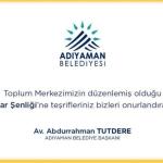 ADIYAMAN (PHA) - Murat KAYIŞ – Adıyaman Belediyesi Toplum Merkezi tarafından düzenlenen 8.