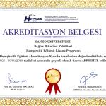 GAZİANTEP (PHA) - Bahar SANKO Üniversitesi Sağlık Bilimleri Fakültesi (SBF) Hemşirelik Programı, Hemşirelik Eğitim Programları Değerlendirme ve Akreditasyon Derneği (HEPDAK) Hemşirelik Eğitim Programları Akreditasyon Kur...