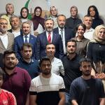 ANKARA (PERRE) - AK Parti Teşkilat Başkan Yardımcısı ve Adıyaman Milletvekili Mustafa Alkayış, Çalışma ve Sosyal Güvenlik Bakan Yardımcısı Ahmet Aydın ile birlikte Adıyamanlılar Vakfı Ankara Şubesi tarafından düzenlenen...
