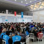 ADIYAMAN (PERRE) - Şeriban ÖZÇAKMAK - Türkiye Diyanet Vakfı (TDV) Adıyaman Şubesi, Genç TDV ekibi tarafından yaklaşık 450 üniversite öğrencisinin katılımıyla iftar programı düzenledi.