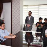 ADIYAMAN (PHA) - Adıyaman Ticaret ve Sanayi Odası Başkanı Mehmet Torunoğlu, 23 Nisan Ulusal Egemenlik ve Çocuk Bayramı dolayısıyla makam koltuğunu çocuklara devretti.