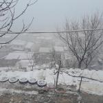 ADIYAMAN (PERRE) - Sibel TURAN-Adıyaman'ın Çelikhan ilçesinde nisan ayında aniden bastıran kar yağışı, vatandaşlara sürpriz yaşattı.