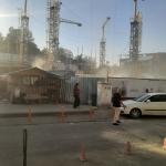 ADIYAMAN (PERRE) - Mustafa İLİK - Adıyaman'da depremin üzerinden üç yıl geçmesine rağmen tarihi Ulu Cami'de süren tadilat çalışmaları nedeniyle oluşan yoğun toz, çevredeki esnaf ve vatandaşların tepkisine neden oldu.
