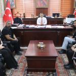 ADIYAMAN (PERRE) - Sibel TURAN-Perre Haber Ajansı çalışanları, Adıyaman İl Özel İdare Genel Sekreteri ve Vali Yardımcısı Şükrü Alperen Göktaş'a nezaket ziyaretinde bulundu.