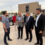 ADIYAMAN (PERRE) - Şeriban ÖZÇAKMAK - Adıyaman Üniversitesi'nde yapımı süren 56 dairelik personel lojmanlarında incelemelerde bulunuldu.