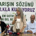 ADIYAMAN (PERRE) - (Şeriban ÖZÇAKMAK) - Demokratik Bölgeler Partisi DBP Eş Genel Başkanı ve İstanbul Milletvekili Çiğdem Kılıçgün Uçar, partisinin "Barışın Sözünü Halkla Kuruyoruz" çalışmaları kapsamında Adıyaman'da tema...