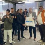 UŞAK (PERRE) - Berfin GÜRBÜZ - 2025-2026 Eğitim ve Öğretim Yılı Okul Sporları Muaythai Yıldızlar Türkiye Şampiyonası kapsamında Uşak'a giden Besni, Adıyaman ve Kahta sporcu kafilesi, Uşak Besnililer Kültür ve Dayanışma D...