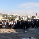 ADIYAMAN (PERRE) - Şeriban ÖZÇAKMAK - Adıyaman'da 19 Ekim Muhtarlar Günü, Atatürk Anıtı önünde düzenlenen törenle kutlandı.