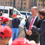 ADIYAMAN (PERRE) - Sibel TURAN-İl Millî Eğitim Müdürü Ali Tosun, Adıyaman Filistin Dayanışma Platformu tarafından düzenlenen ve geliri Filistin'e bağışlanacak olan kermesin açılış programına katıldı.