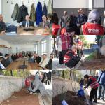 ADIYAMAN (PERRE) - Şeriban ÖZÇAKMAK - Adıyaman'da "Türkiye Yeşeriyor, Gazze Güçleniyor" programı kapsamında düzenlenen fidan dikim etkinliğinde, şehitler ve Gazze için fidanlar toprakla buluşturuldu.