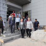 ADIYAMAN (PHA) - Adıyaman Valisi Osman Varol, yapımı devam eden Tarım ve Orman İl Müdürlüğü yeni hizmet binası inşaatında incelemelerde bulundu.