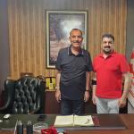 ANKARA (PHA) - Ankara’da emlak sektöründe faaliyet gösteren Nurullah Pektaş, Türkiye Emlak Federasyonu Başkanı Hacı Ali Taylan’ı ziyaret etti.