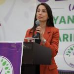 ADIYAMAN (PERRE) - (Şeriban ÖZÇAKMAK) - DEM Parti Eş Genel Başkanı Tülay Hatimoğulları, Adıyaman'da partisinin il örgütü tarafından düzenlenen dayanışma yemeğinde yaptığı konuşmada deprem sonrası sorunlar, tütün üreticil...