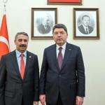 ADIYAMAN (PHA) - Mustafa KAMIŞ – AK Parti Teşkilat Başkan Yardımcısı ve Adıyaman Milletvekili Mustafa Alkayış, Kahta Adliyesi’ne 1.