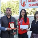 ADIYAMAN (PERRE) - (Berfin GÜRBÜZ) - Genç Nesiller Derneği Genel Başkanı Hasan Nusret Düşük, Genel Başkan Yardımcıları Handan Karaaslan Akgün ve Zafer Özoğul, 19 Mayıs Atatürk'ü Anma, Gençlik ve Spor Bayramı kapsamında,...