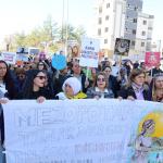 ADIYAMAN (PERRE) - Şeriban ÖZÇAKMAK - Adıyaman Kadın Platformu öncülüğünde 8 Mart Dünya Kadınlar Günü kapsamında yürüyüş ve basın açıklaması gerçekleştirildi.