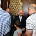 ADIYAMAN (PHA) - Adıyaman’da, Kurban Bayramında kılınan bayram namazında yüzlerce kişi saf tutarak dua etti.