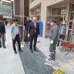 ADIYAMAN (PERRE) - Şeriban ÖZÇAKMAK - Adıyaman Eğitim ve Araştırma Hastanesi'nde eskiyen ve deforme olan zeminlerin yenilenmesine yönelik tadilat çalışmaları başlatıldı.