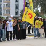 ADIYAMAN (PERRE) - Şeriban ÖZÇAKMAK-Berfin GÜRBÜZ - Adıyaman'da 1 Mayıs Emek ve Dayanışma Günü, Adıyaman Emek ve Demokrasi Platformu'nun düzenlediği etkinlikle kutlandı.