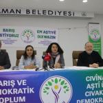 ADIYAMAN (PERRE) - (Şeriban ÖZÇAKMAK) - Adıyaman'da 'Barış ve Demokratik Toplum Buluşmaları' kapsamında halk buluşması gerçekleştirildi.