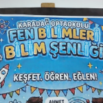 ADIYAMAN (PERRE) - Sibel TURAN- Adıyaman'da Karadağ Ortaokulu tarafından Fen Bilimleri Bilim Şenliği düzenlendi.