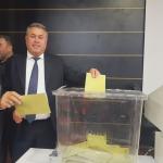 ADIYAMAN (PERRE) - Sibel TURAN- Adıyaman Esnaf ve Sanatkarlar Odaları Birliği Başkanlığı seçimi, ATSO Kongre Salonu'nda devam ediyor.