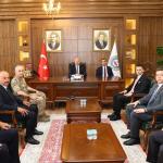 ADIYAMAN (PERRE) - Şeriban ÖZÇAKMAK - Adıyaman Valisi Abdullah Küçük, Gölbaşı Kaymakamlığı'nı ziyaret ederek yürütülen kamu hizmetleri ve çalışmalar hakkında bilgi aldı, birimlerde incelemelerde bulundu.