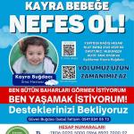 ADIYAMAN (PHA) - Gülbahar SÜNGÜ - SMA Tip 1 ölümcül kas hastalığı ile mücadele eden 22 aylık Kayra Buğdacı için sürdürülen valilik onaylı kampanyada sona yaklaşılırken, gönüllülerden destek çağrısı geldi.