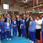 ADIYAMAN (PERRE) - Sibel TURAN-Adıyaman'da Yenimahalle kapalı spor salonunda 19 Mayıs Atatürk'ü Anma, Gençlik ve Spor Bayramı kapsamında kutlama programı düzenlendi.