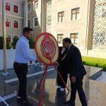 ADIYAMAN (PERRE) - Berfin GÜRBÜZ-Şeriban ÖZÇAKMAK - Adıyaman'da 19 Mayıs Atatürk'ü Anma, Gençlik ve Spor Bayramı dolayısıyla düzenlenen program, Atatürk Anıtı'na çelenk sunulmasıyla başladı.
