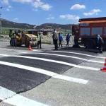 ADIYAMAN (PERRE) - Şeriban ÖZÇAKMAK - Adıyaman Belediyesi, okul çevreleri başta olmak üzere asfaltı tamamlanan bölgelerde kasis ve yol çizgi çalışmalarını hızlandırdı.