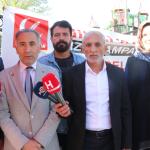 ADIYAMAN (PERRE) - Şeriban ÖZÇAKMAK - Yeniden Refah Partisi Adıyaman İl Başkanlığı tarafından düzenlenen "milli iradeye sahip çıkma" imza kampanyası kapsamında kentte stant kuruldu.