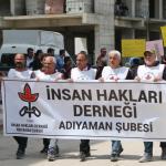 ADIYAMAN (PERRE) - Şeriban ÖZÇAKMAK-Berfin GÜRBÜZ - Adıyaman'da 1 Mayıs Emek ve Dayanışma Günü, Adıyaman Emek ve Demokrasi Platformu'nun düzenlediği etkinlikle kutlandı.