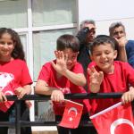 ADIYAMAN (PERRE) - Sibel TURAN- Adıyaman genelinde 23 Nisan Ulusal Egemenlik ve Çocuk Bayramı büyük bir coşkuyla kutlandı.