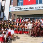 ADIYAMAN (PERRE) - Sibel TURAN- Adıyaman genelinde 23 Nisan Ulusal Egemenlik ve Çocuk Bayramı büyük bir coşkuyla kutlandı.