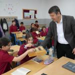 ADIYAMAN (PERRE) - (Sibel TURAN) - Adıyaman Belediye Başkanı Abdurrahman Tutdere, Örenli 1 Aralık Ortaokulu 6-A sınıfı öğrencileriyle bir araya geldi.